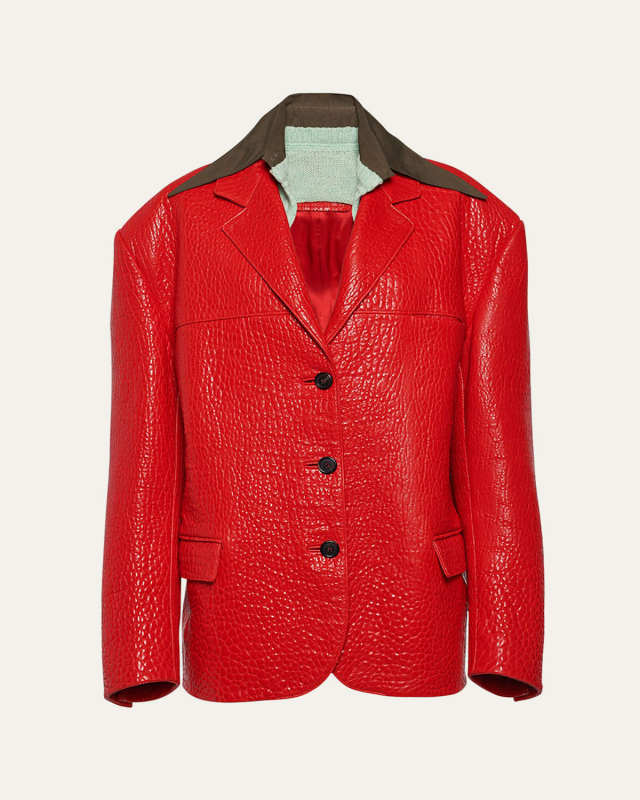 Tailored Napa Leather Jacket